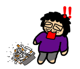 Japanese Otaku Acchan sticker #4302527