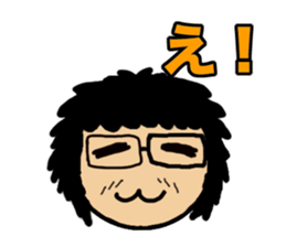 Japanese Otaku Acchan sticker #4302529