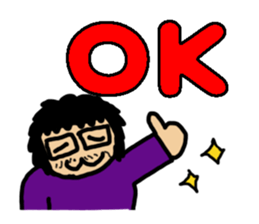 Japanese Otaku Acchan sticker #4302539