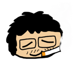 Japanese Otaku Acchan sticker #4302541