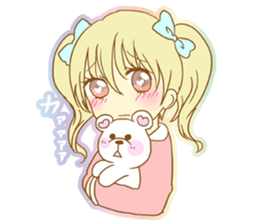 Girl falls in love with Butler sticker #4302587