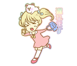 Girl falls in love with Butler sticker #4302588