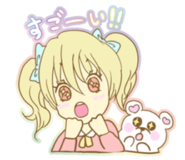 Girl falls in love with Butler sticker #4302589