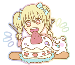 Girl falls in love with Butler sticker #4302591