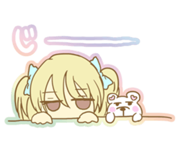 Girl falls in love with Butler sticker #4302600