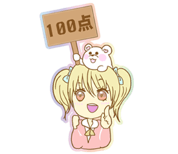 Girl falls in love with Butler sticker #4302601