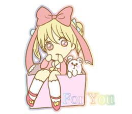 Girl falls in love with Butler sticker #4302603