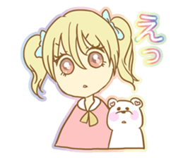 Girl falls in love with Butler sticker #4302605