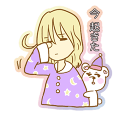 Girl falls in love with Butler sticker #4302607