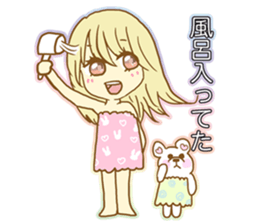 Girl falls in love with Butler sticker #4302608