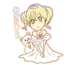 Girl falls in love with Butler sticker #4302615