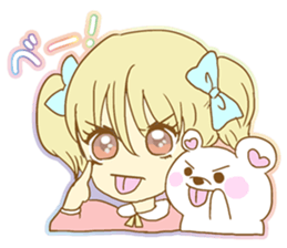 Girl falls in love with Butler sticker #4302616