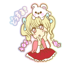 Girl falls in love with Butler sticker #4302620