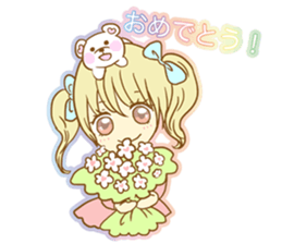 Girl falls in love with Butler sticker #4302622