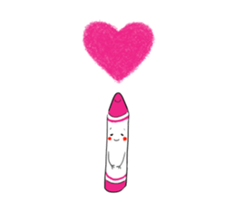 The Crayons of Life sticker sticker #4302671