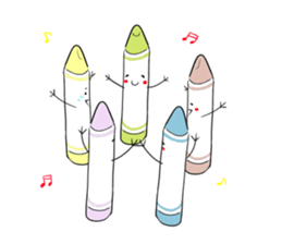 The Crayons of Life sticker sticker #4302690