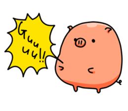 lovely-pig sticker #4302707