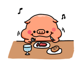 lovely-pig sticker #4302710