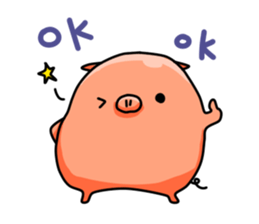 lovely-pig sticker #4302712
