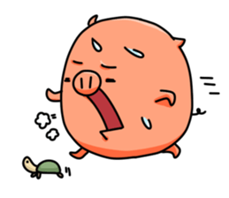 lovely-pig sticker #4302715