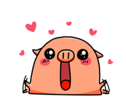 lovely-pig sticker #4302728