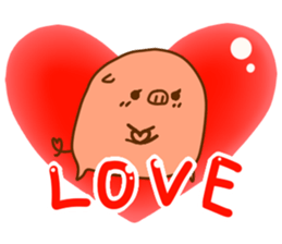 lovely-pig sticker #4302729