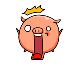 lovely-pig sticker #4302732