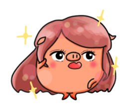 lovely-pig sticker #4302741