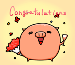 lovely-pig sticker #4302742
