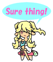 Leisurely fairy Erun sticker #4303936