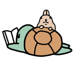 The little turtle, sometime with rabbit sticker #4304019