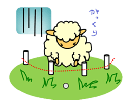 SHEEP GOLFER sticker #4304641