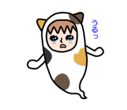 Guardian angel cat MIKE 2 sticker #4305234