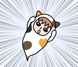 Guardian angel cat MIKE 2 sticker #4305235