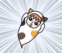 Guardian angel cat MIKE 2 sticker #4305235