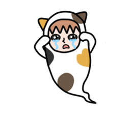 Guardian angel cat MIKE 2 sticker #4305238