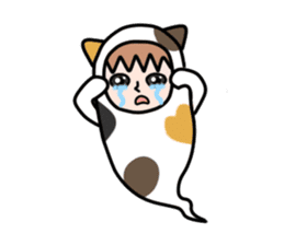 Guardian angel cat MIKE 2 sticker #4305238