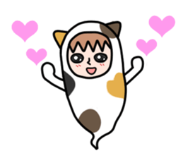 Guardian angel cat MIKE 2 sticker #4305240