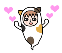 Guardian angel cat MIKE 2 sticker #4305240