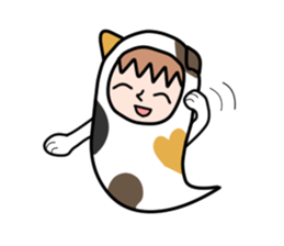 Guardian angel cat MIKE 2 sticker #4305241