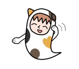 Guardian angel cat MIKE 2 sticker #4305241