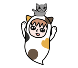 Guardian angel cat MIKE 2 sticker #4305242