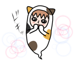 Guardian angel cat MIKE 2 sticker #4305244