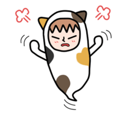 Guardian angel cat MIKE 2 sticker #4305245