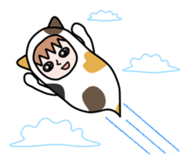 Guardian angel cat MIKE 2 sticker #4305254