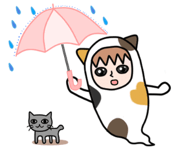 Guardian angel cat MIKE 2 sticker #4305259