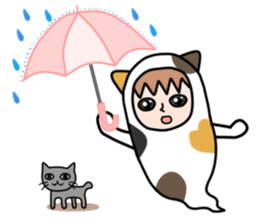 Guardian angel cat MIKE 2 sticker #4305259