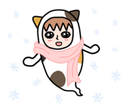 Guardian angel cat MIKE 2 sticker #4305262