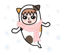 Guardian angel cat MIKE 2 sticker #4305262