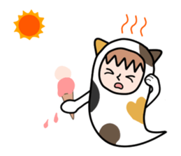 Guardian angel cat MIKE 2 sticker #4305263